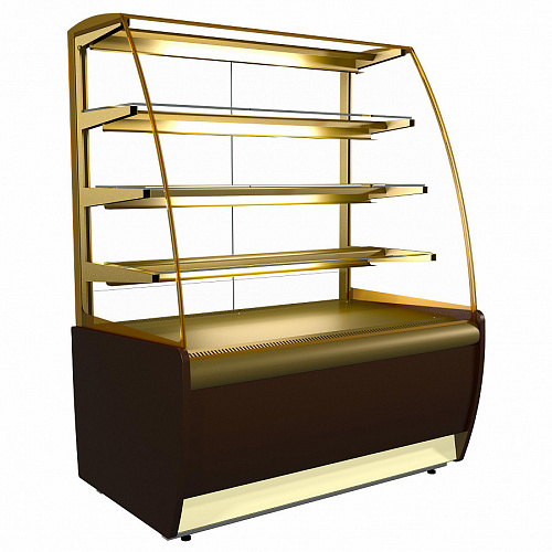 Кондитерская витрина Carboma K70 VM 1,3-1 Light (ВХСв - 1,3д)(1801494p) от интернет-магазина Climateon